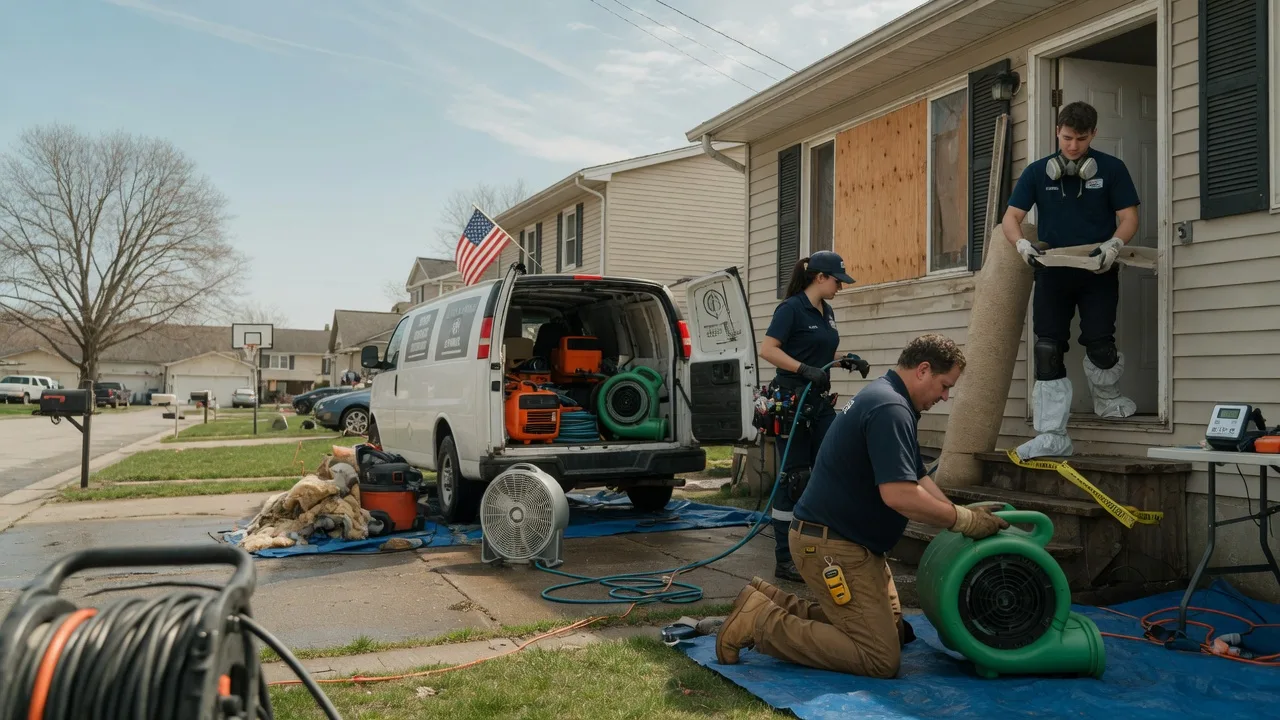 Water Damage Restoration in Mcclellandtown, PA near me